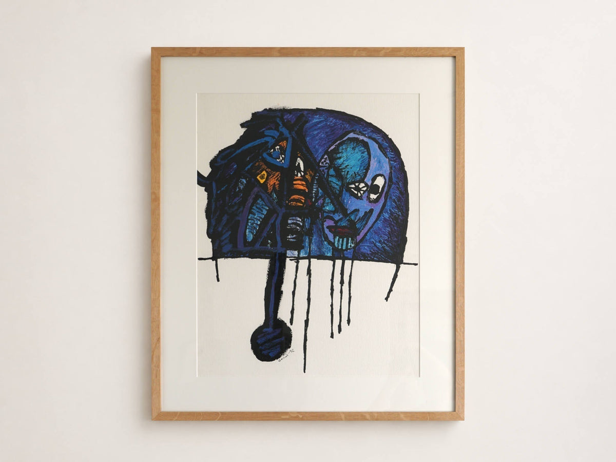 Planning Custom Frames for Large Artworks: Garzon (1992) Framed in Utrecht Oak