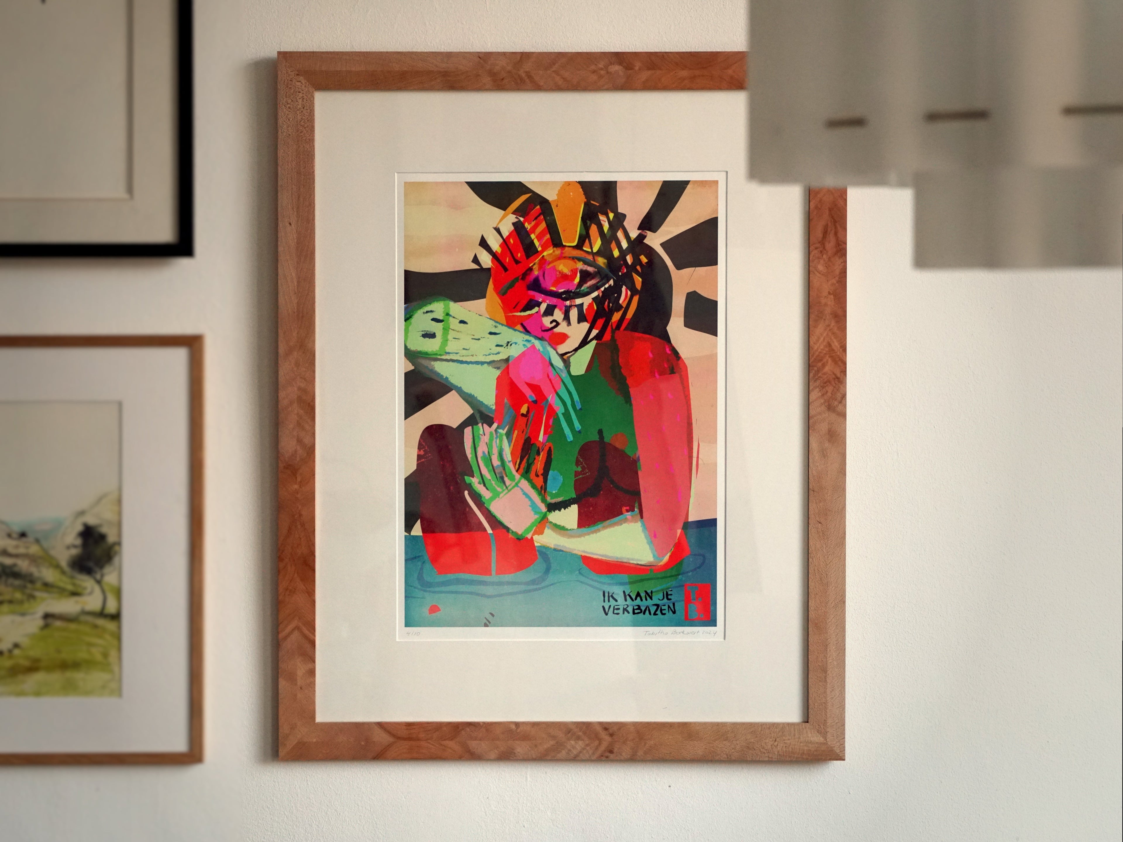 Tabitha Boekweit Print Framed in Beech