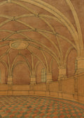 Interieur van het zuidelijke bastion van het kasteel Vredenburg te Utrecht, Onbekend (1879)