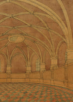 Interieur van het zuidelijke bastion van het kasteel Vredenburg te Utrecht, Onbekend (1879)