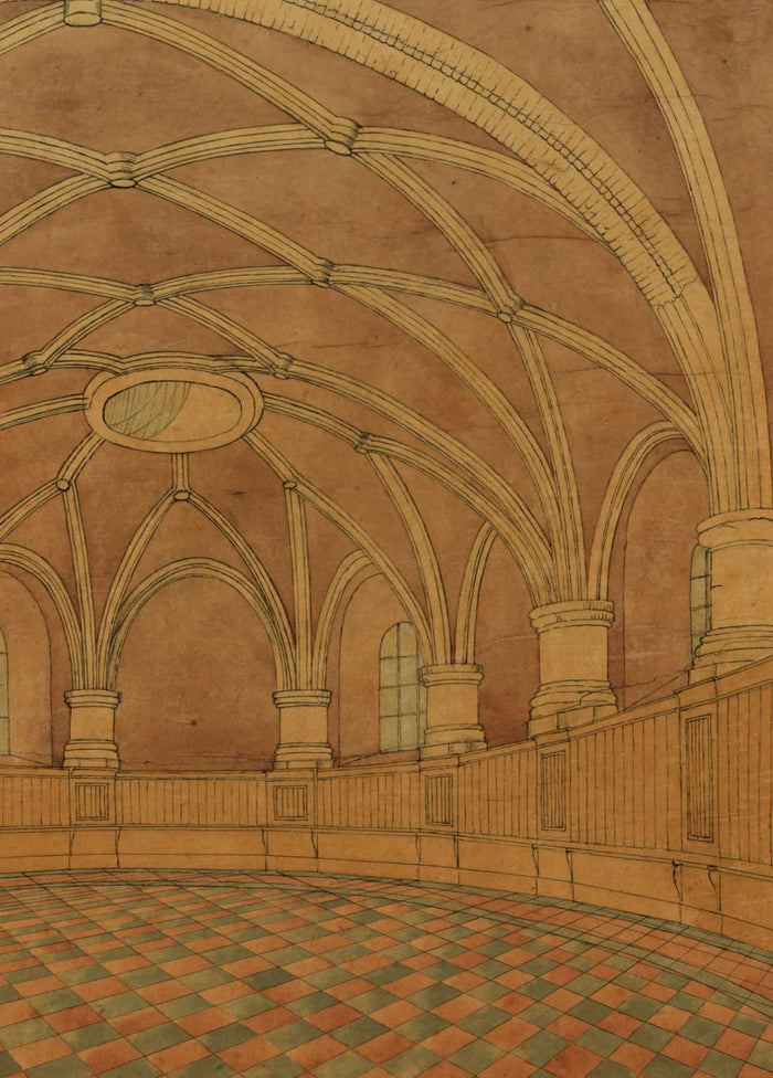 Interieur van het zuidelijke bastion van het kasteel Vredenburg te Utrecht, Onbekend (1879)