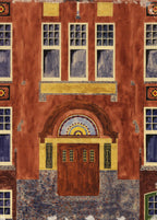 Opstand van het ontwerp voor de voorgevel van de Utrecht Emmakliniek (afgebroken in 1979), Onbekend (1916)