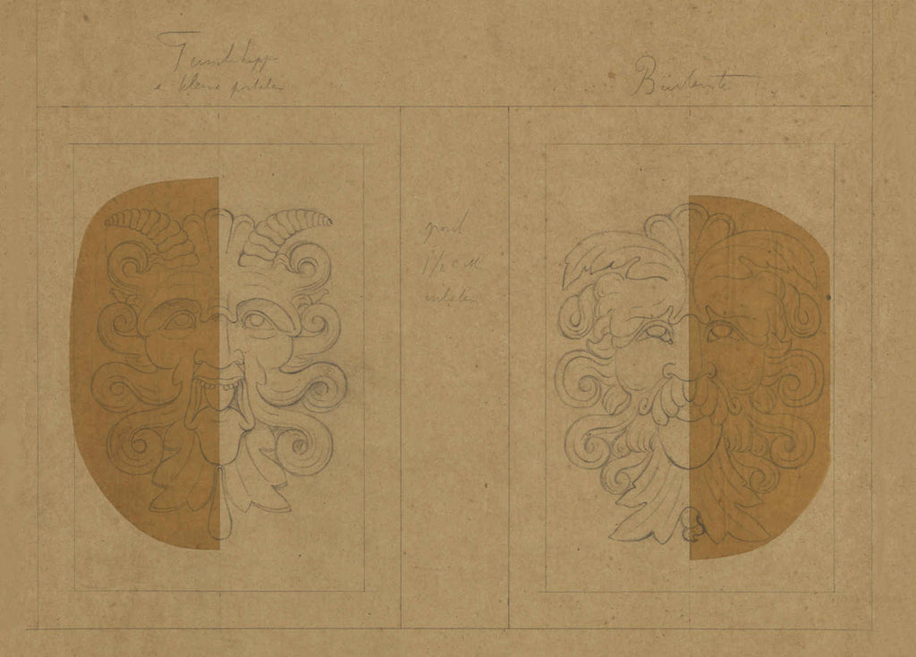 Ontwerp voor een fries in de Jacobikerk te Utrecht, Nieuwenhuis, F.J., architect (1881)