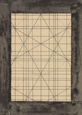 Geometrisch ontwerp voor een raam in het Noordertransept van de Dom te Utrecht, Richard Nicolaüs Roland Holst (1878 - 1938)