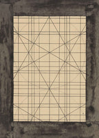 Geometrisch ontwerp voor een raam in het Noordertransept van de Dom te Utrecht, Richard Nicolaüs Roland Holst (1878 - 1938)